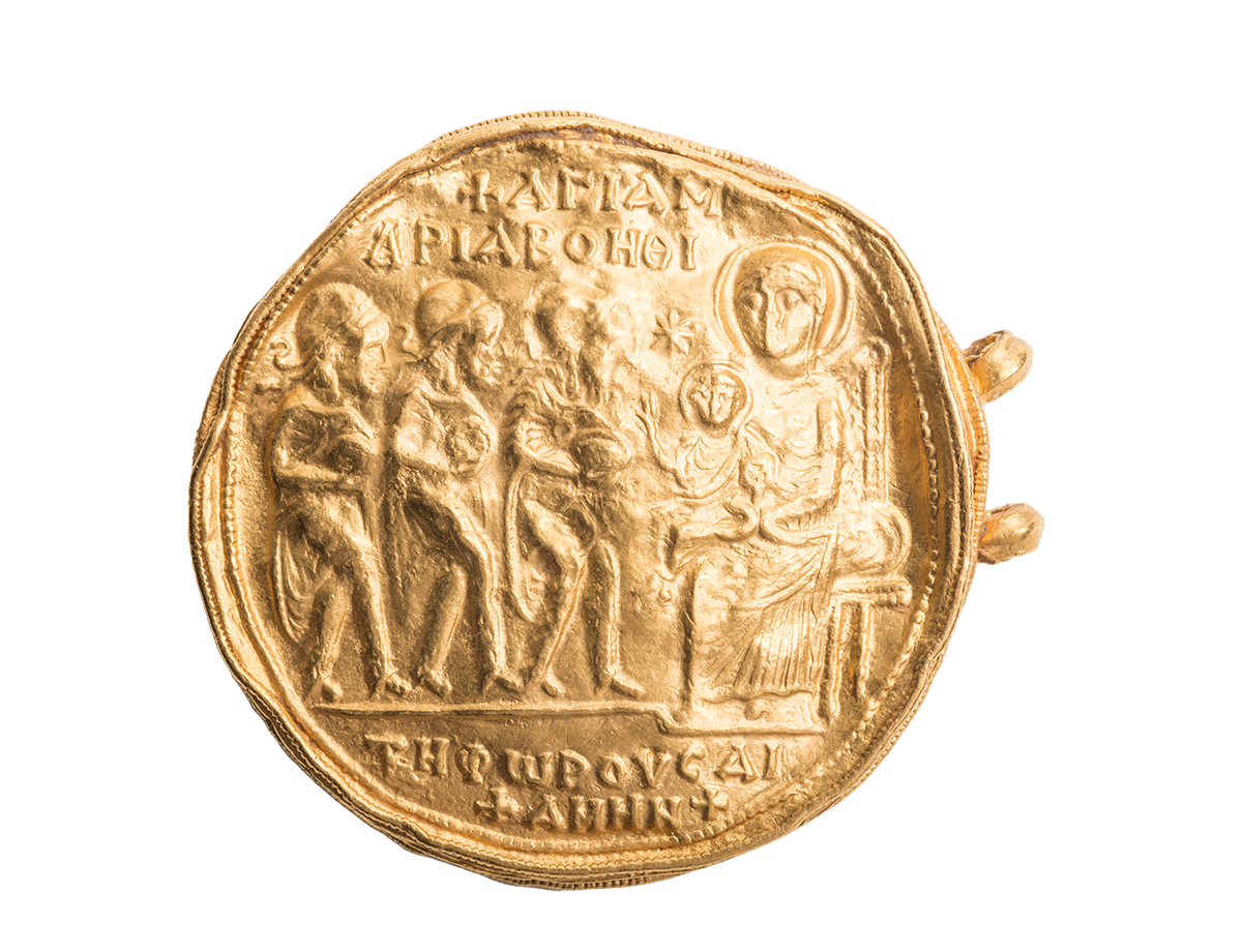 Fibula en oro de El Turuñuelo
